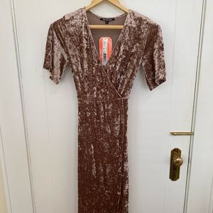 Gianni Bini Velvet Wrap Dress - w/ tags